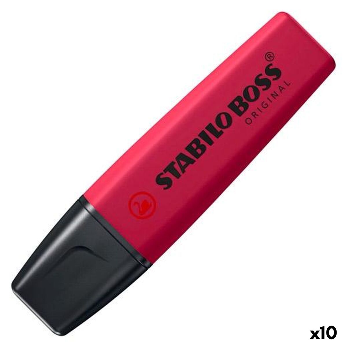Marcador Fluorescente Stabilo NATURECOLORS WILDFLOWER Vermelho (10 Unidades)
