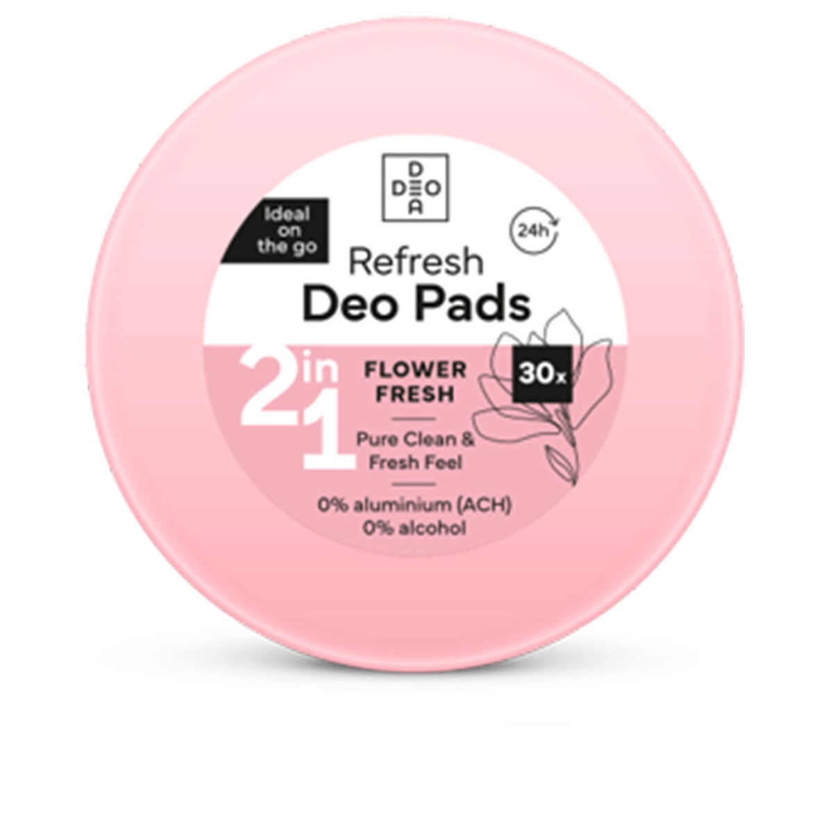 Desodorizante Deodea DEO PADS Flower Fresh (30 Unidades)