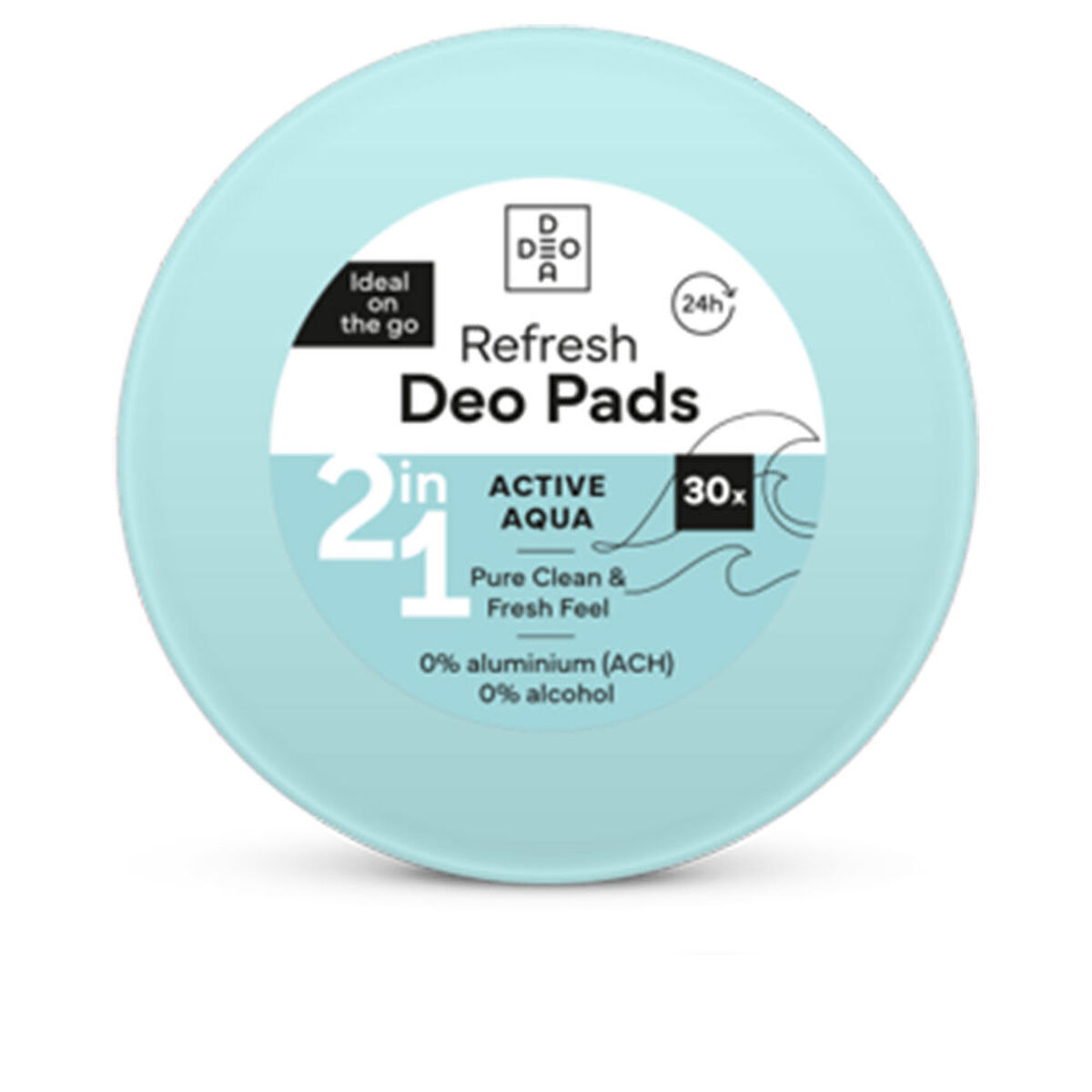Desodorizante Deodea DEO PADS Active Aqua (30 Unidades)