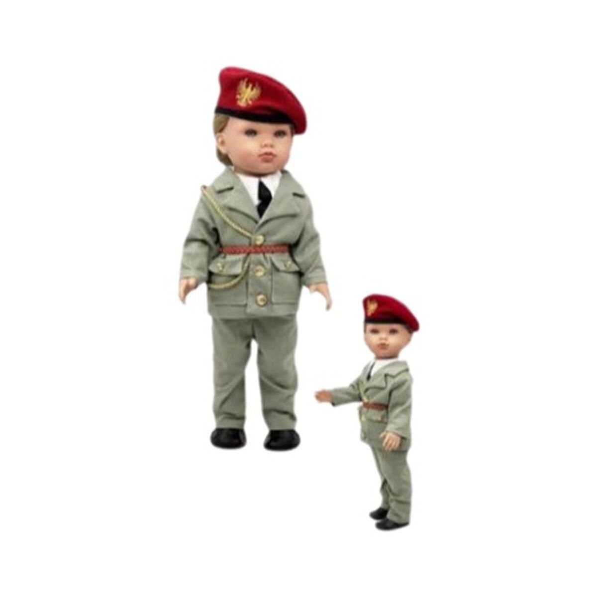 Boneca Antonio Juan Leonor Militar 45 cm