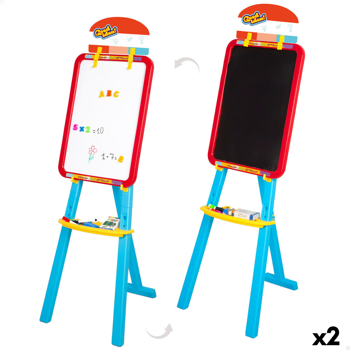 Quadro de Dupla Face Colorbaby 36 x 115 x 42 cm 2 Unidades