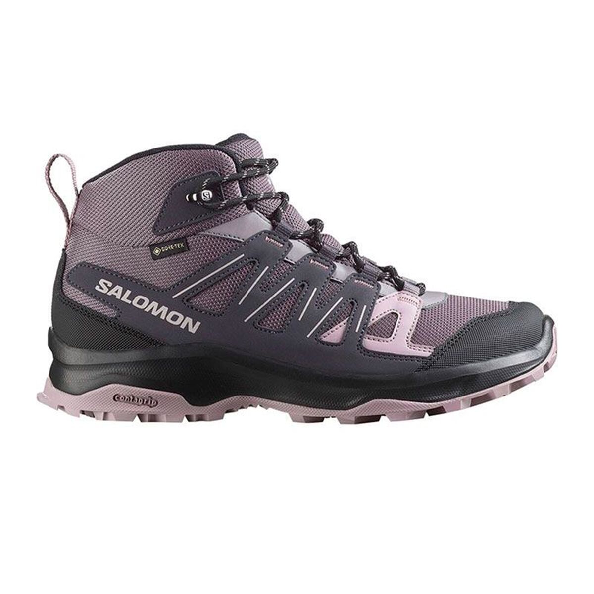 Sapatilhas de Caminhada Mulher Salomon Storen Mid GTX Roxo
