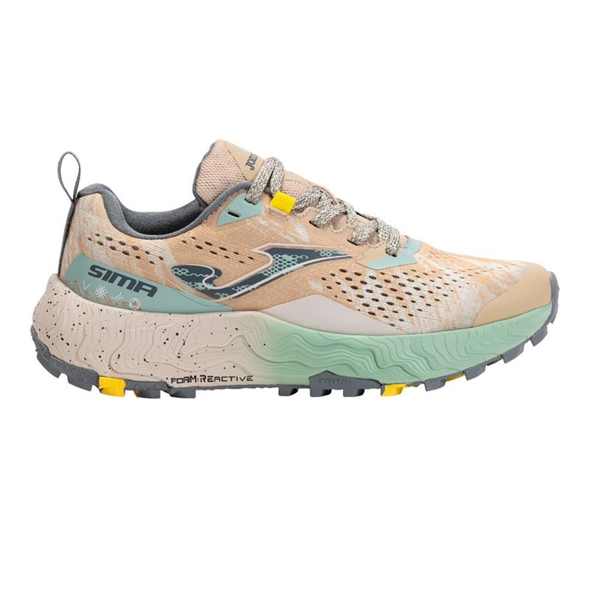 Ténis de trail para mulheres Joma Sport Sima 2525 Bege