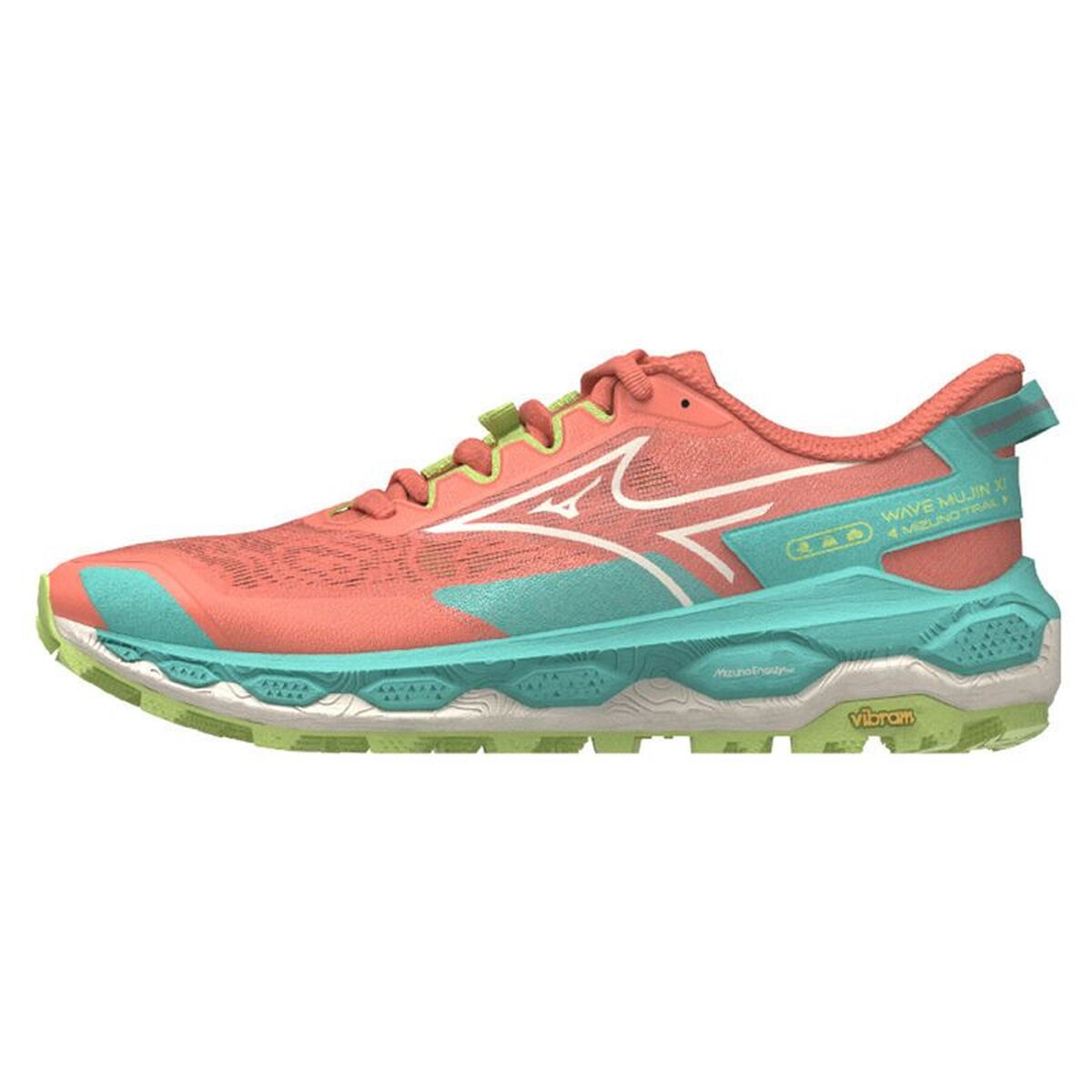 Ténis de trail para mulheres Mizuno Wave Mujin 11 Salmão