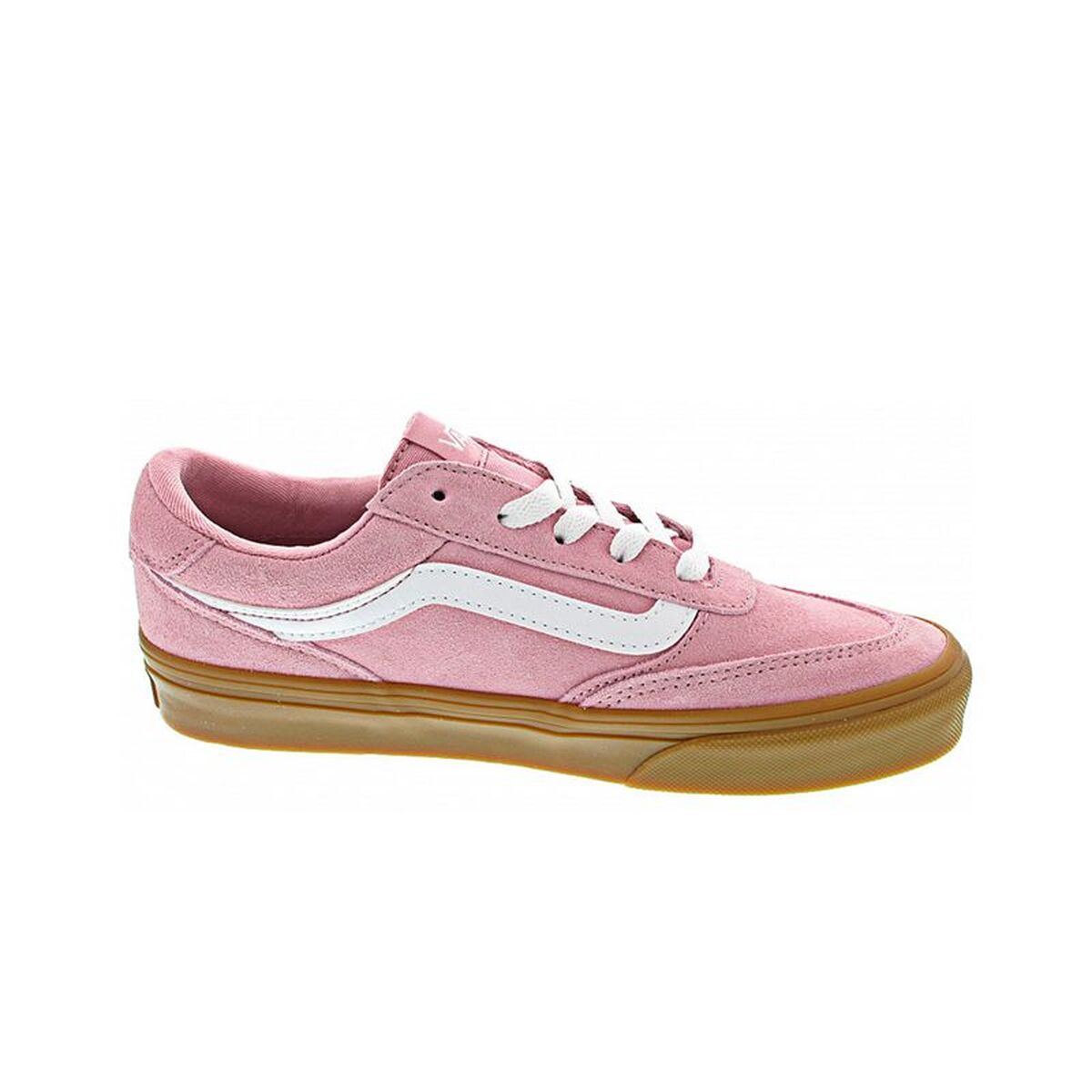 Ténis Casual de Mulher Vans Brooklyn Ls Sudm Cor de Rosa