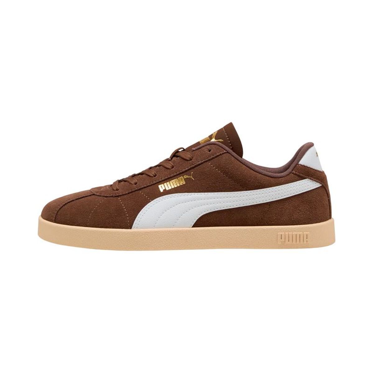 Ténis Casual Homem Puma Club Ii Castanho