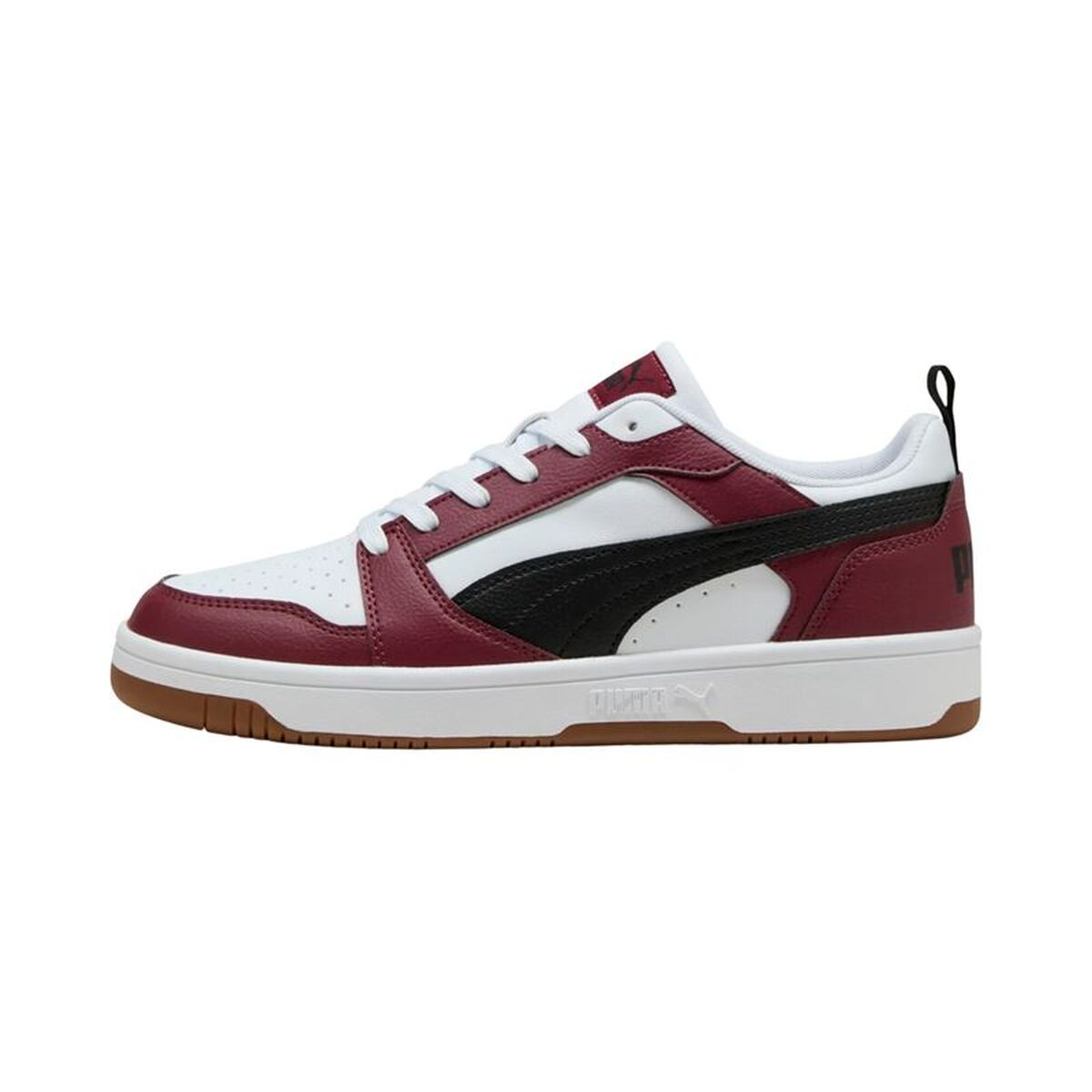 Ténis Casual Homem Puma Rebound V6 Low Branco Castanho-avermelhado