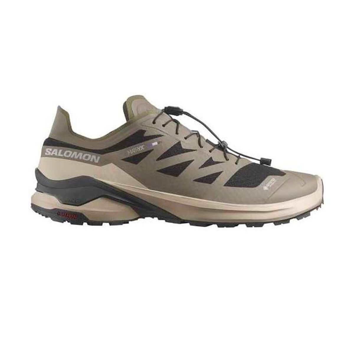 Tênis de trail para homem (corrida em montanha) Salomon Xa Meta Gore-Tex Castanho