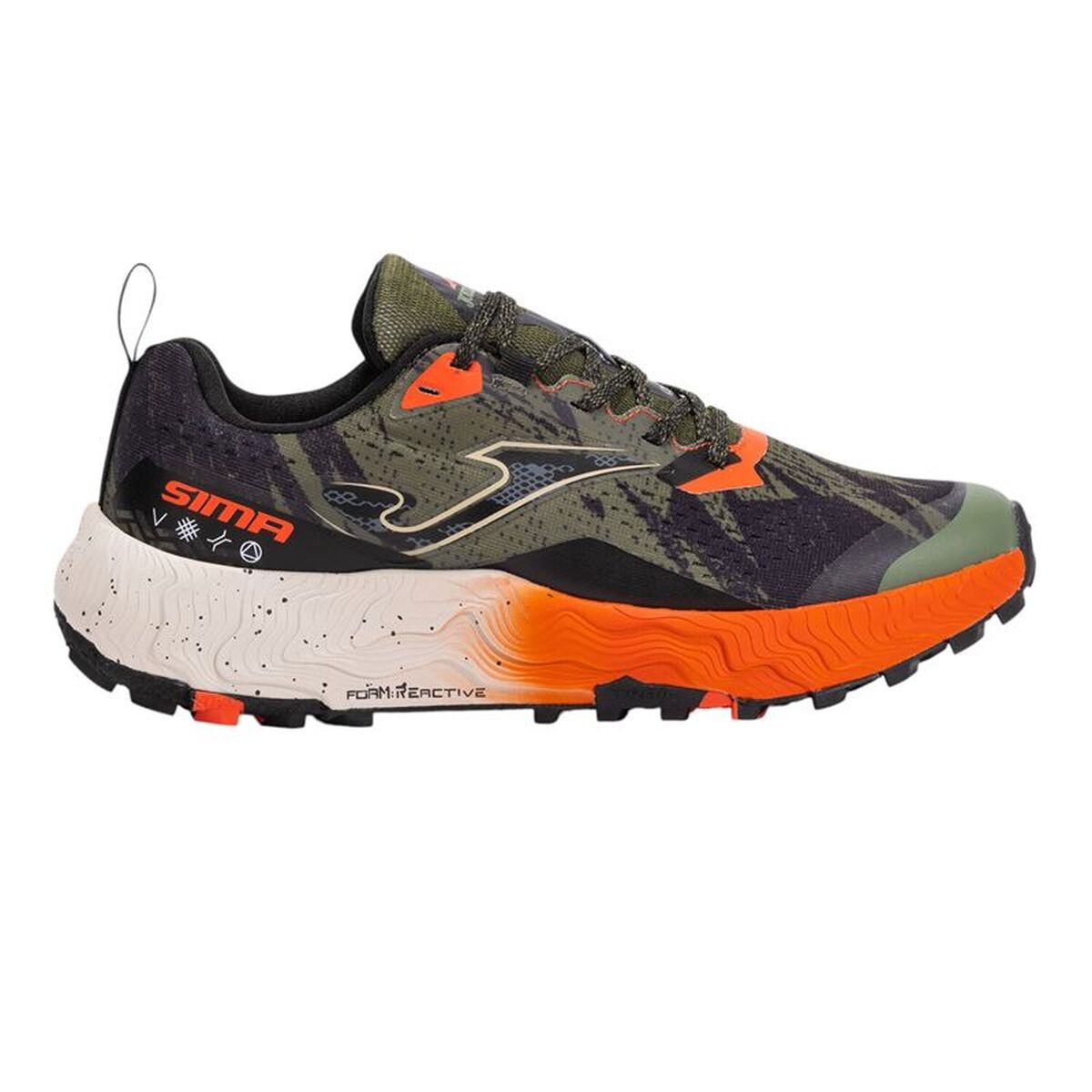 Tênis de trail para homem (corrida em montanha) Joma Sport Sima 2523 Azeitona
