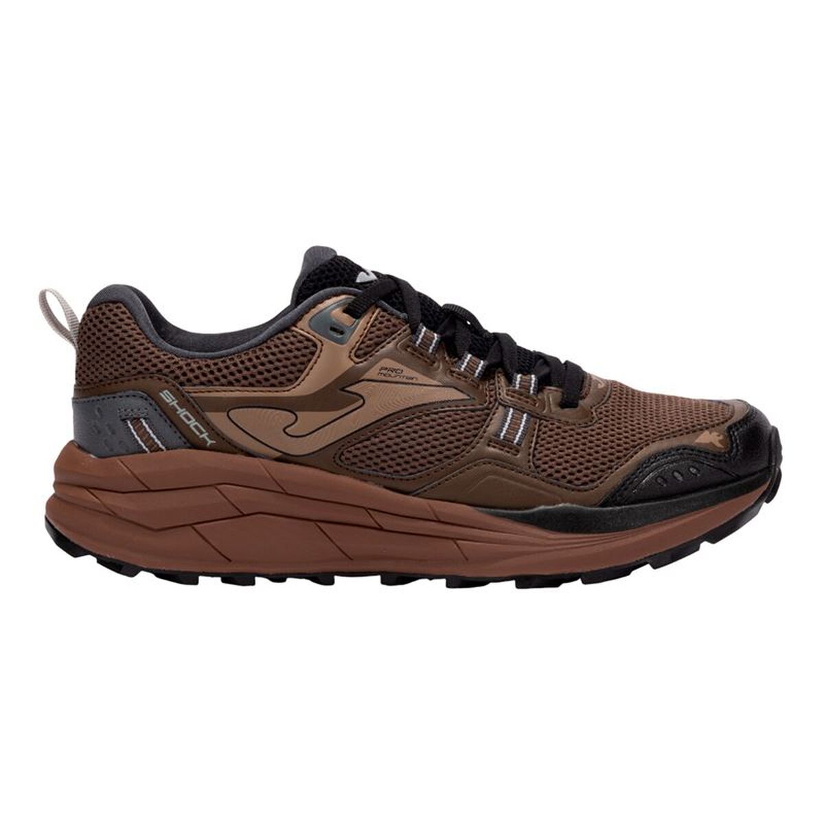 Tênis de trail para homem (corrida em montanha) Joma Sport Shock 2524 Castanho