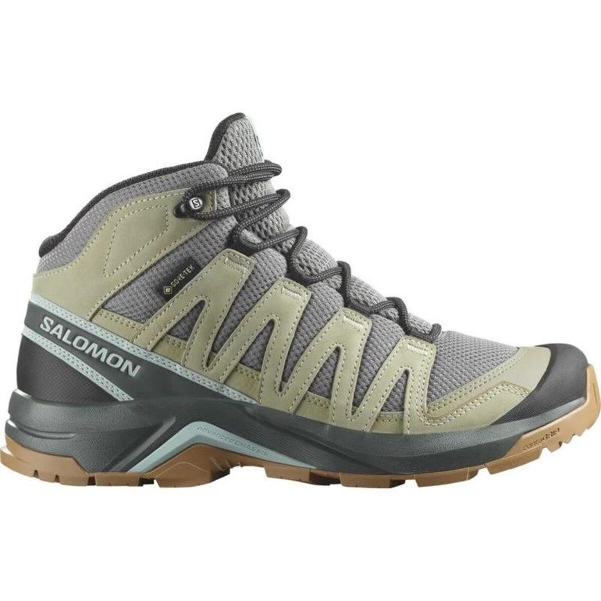 Sapatilhas de Caminhada Homem Salomon X-Adventure Recon Mid Azeitona Cinzento escuro