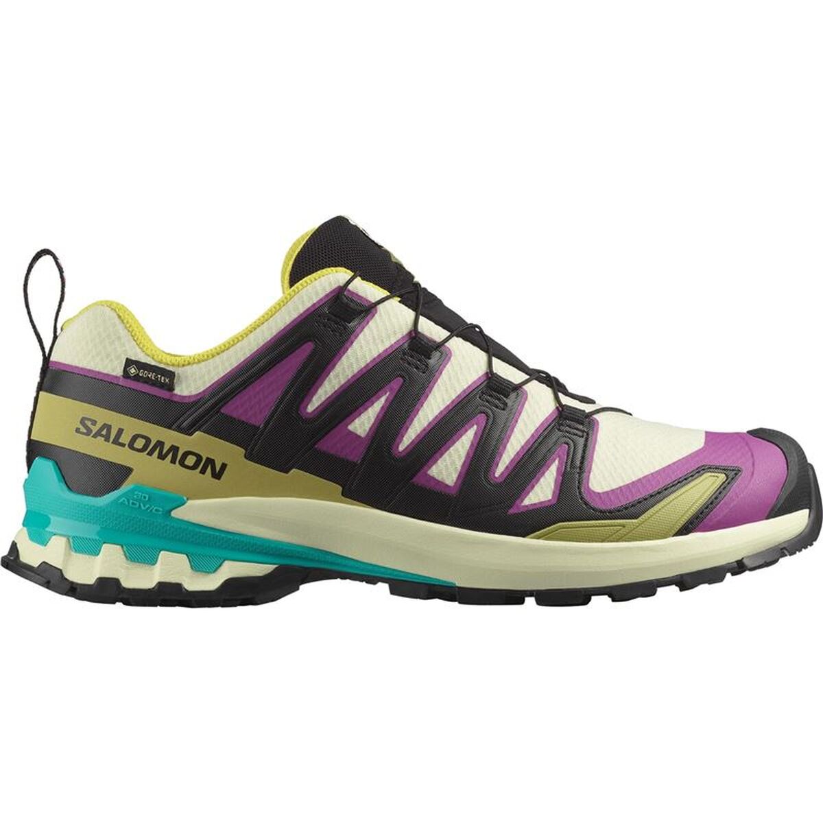 Tênis de trail para homem (corrida em montanha) Salomon Xa Pro 3D V9 Gtx Marrom claro