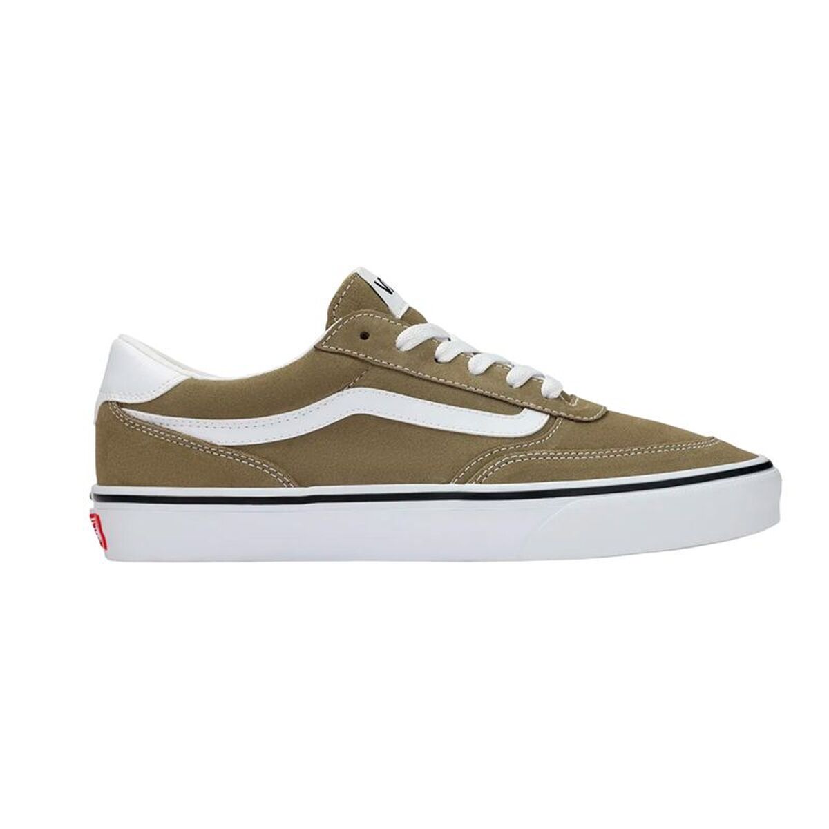 Ténis Casual Homem Vans Brooklyn Ls Sued Baylf Azeitona