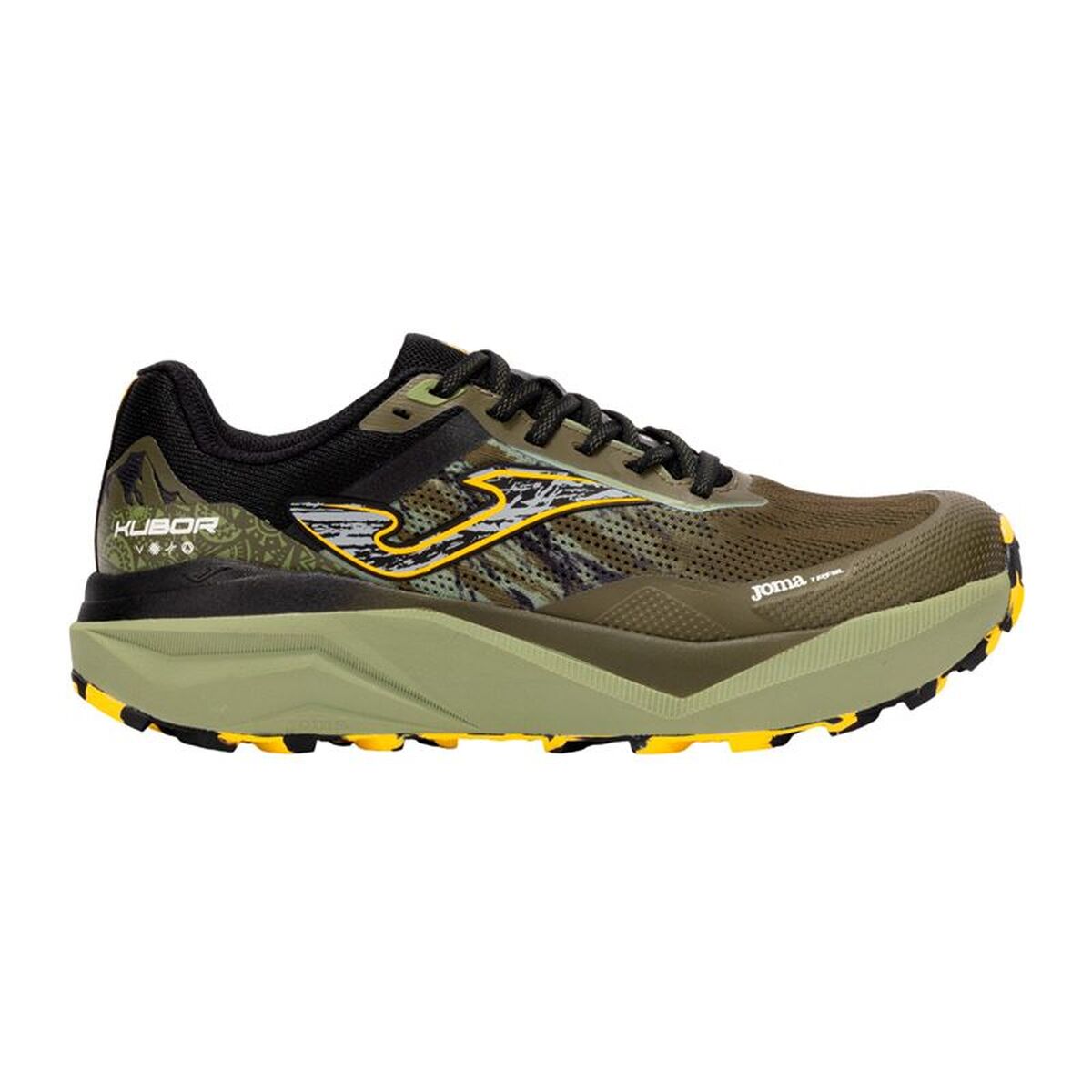 Tênis de trail para homem (corrida em montanha) Joma Sport Kubor 2527 Azeitona