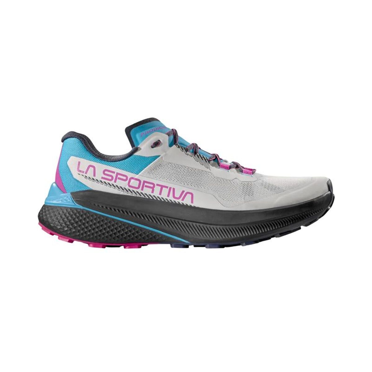 Ténis de trail para mulheres La Sportiva Prodigio Smu Cinzento claro