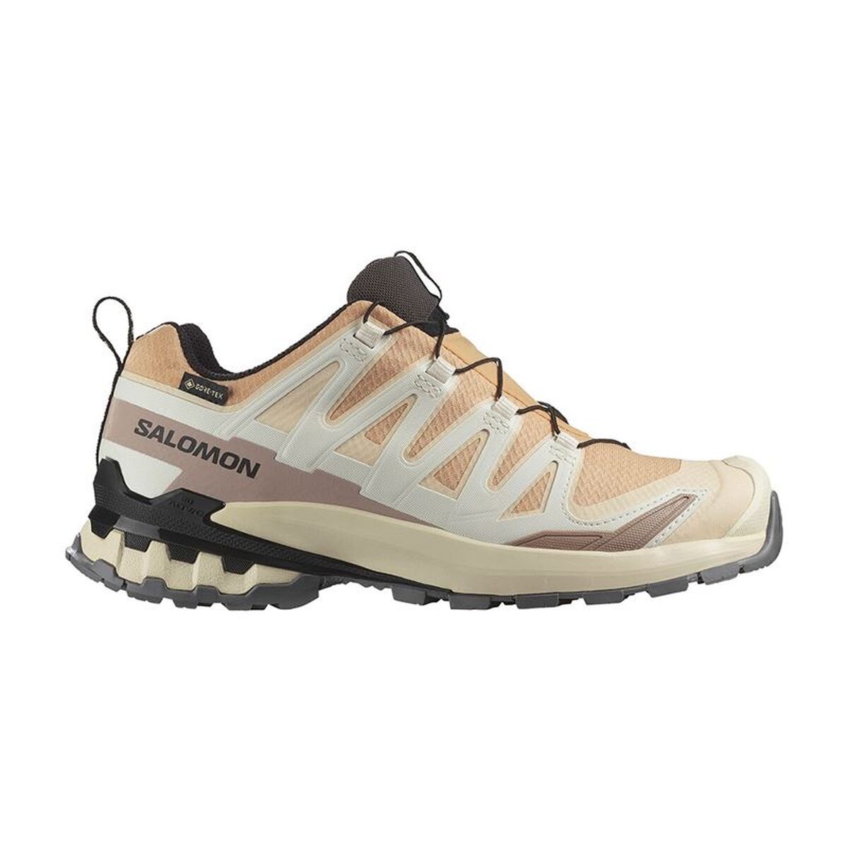 Ténis de trail para mulheres Salomon XA Pro 3 V9 GTX Marrom claro
