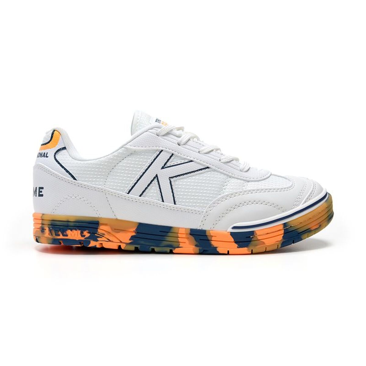 Chuteiras de Futebol de Salão Infantis Kelme Trueno Lace Branco
