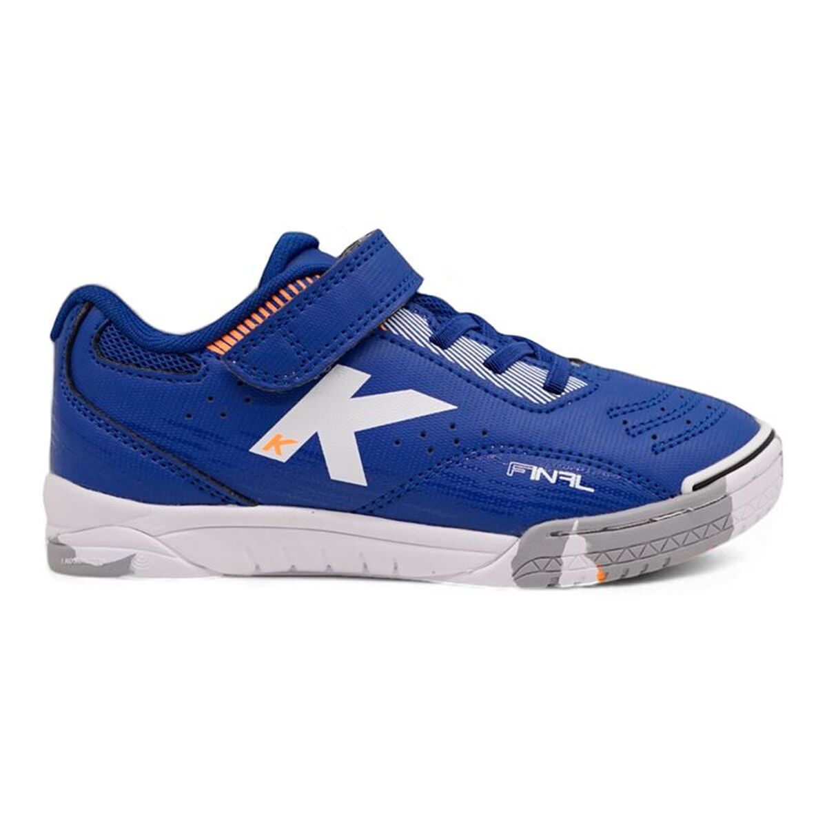 Chuteiras de Futebol de Salão Infantis Kelme Final Elastic Indoor Azul