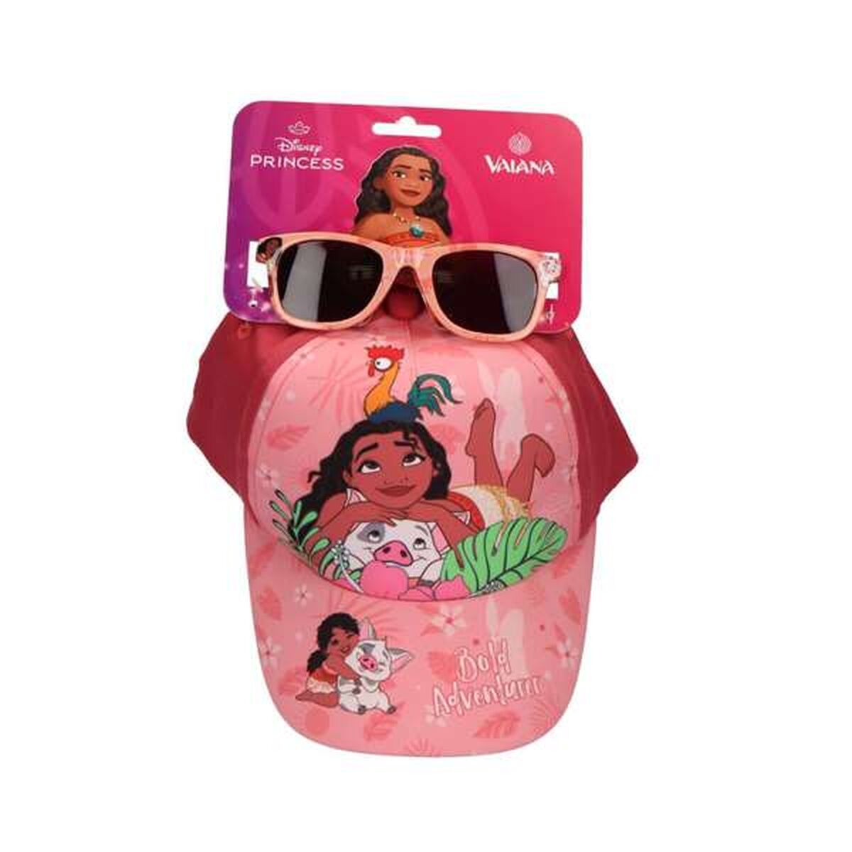 Conjunto de boné e óculos de sol Vaiana 53 cm