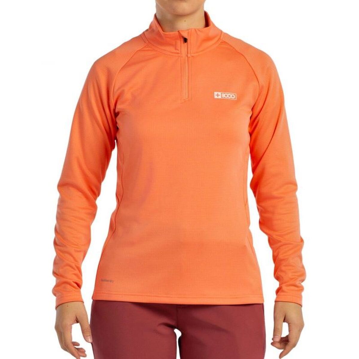 Camisola de Manga Comprida de Mulher +8000 Lua Laranja