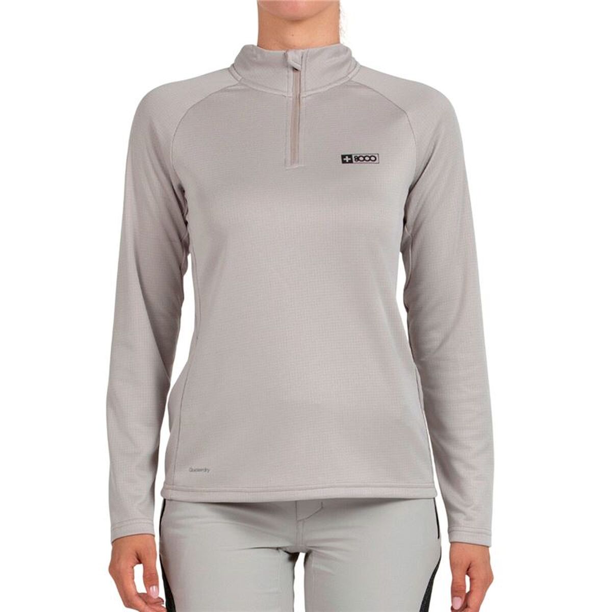 Camisola de Manga Comprida de Mulher +8000 Lua Marfim