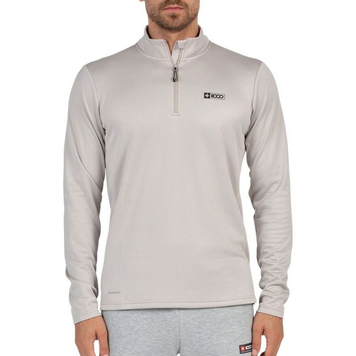 Camisola de Manga Comprida Homem +8000 Portu Bege