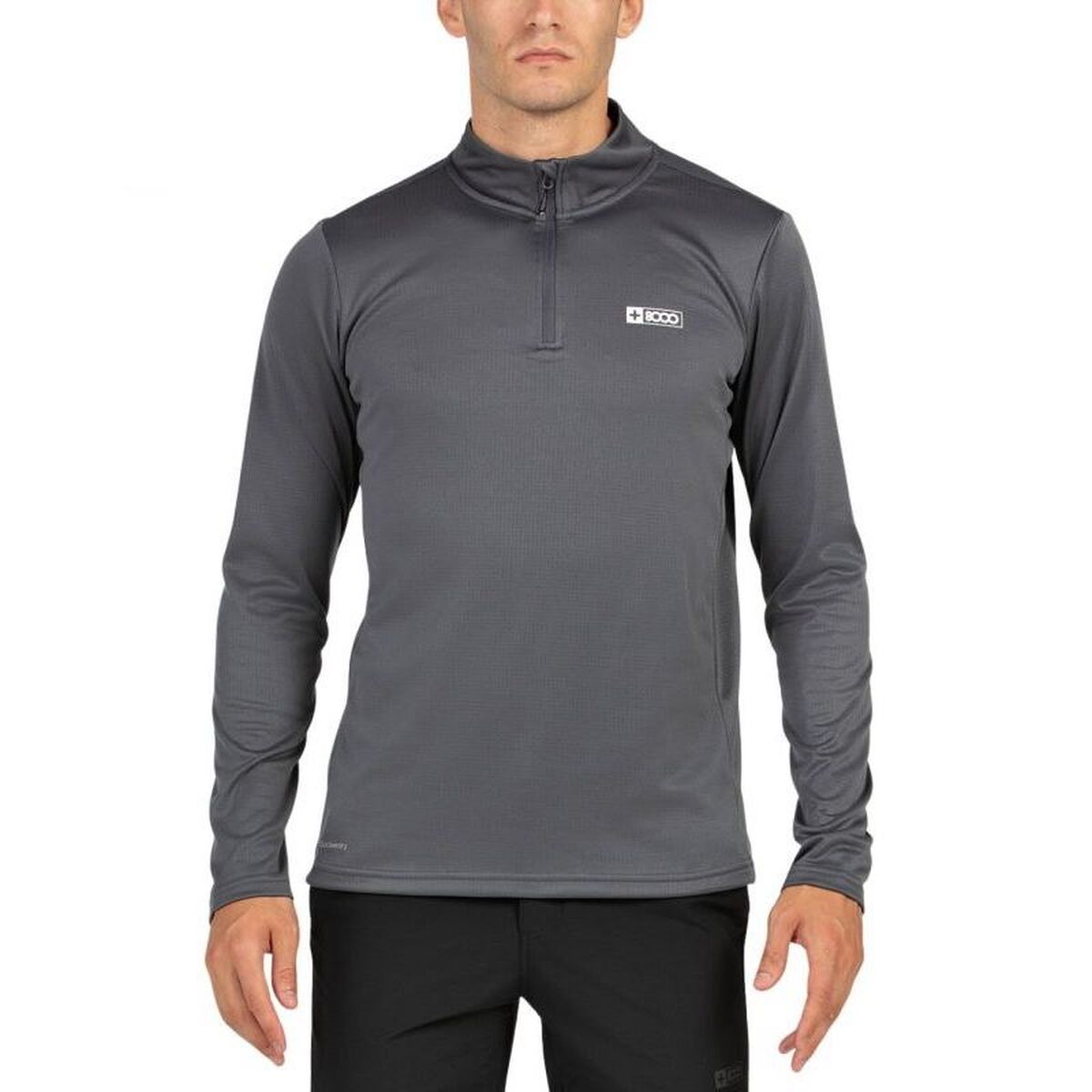 Camisola de Manga Comprida Homem +8000 Portu Cinzento claro