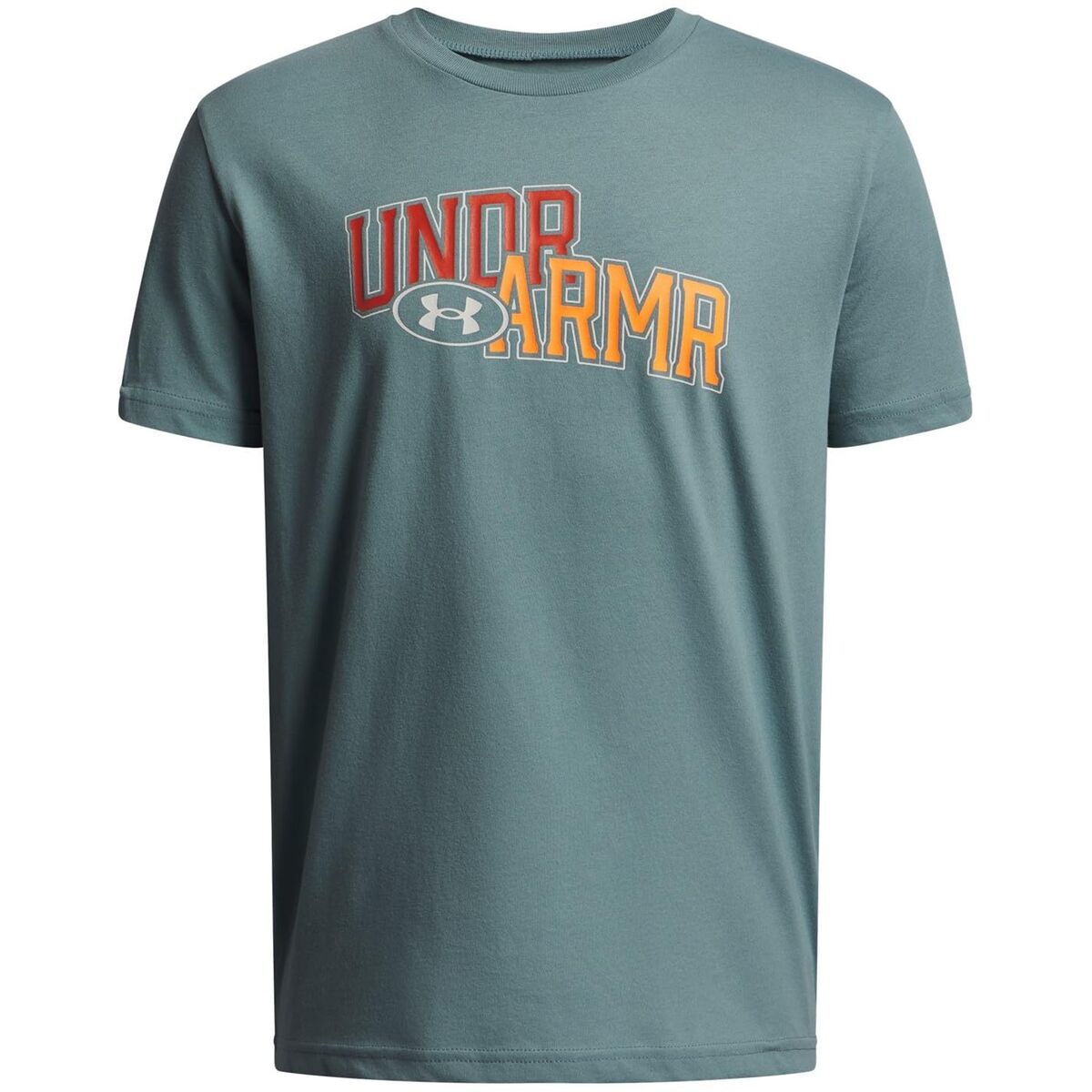 Camisola de Manga Curta Infantil Under Armour Overlay Wm Ss Verde