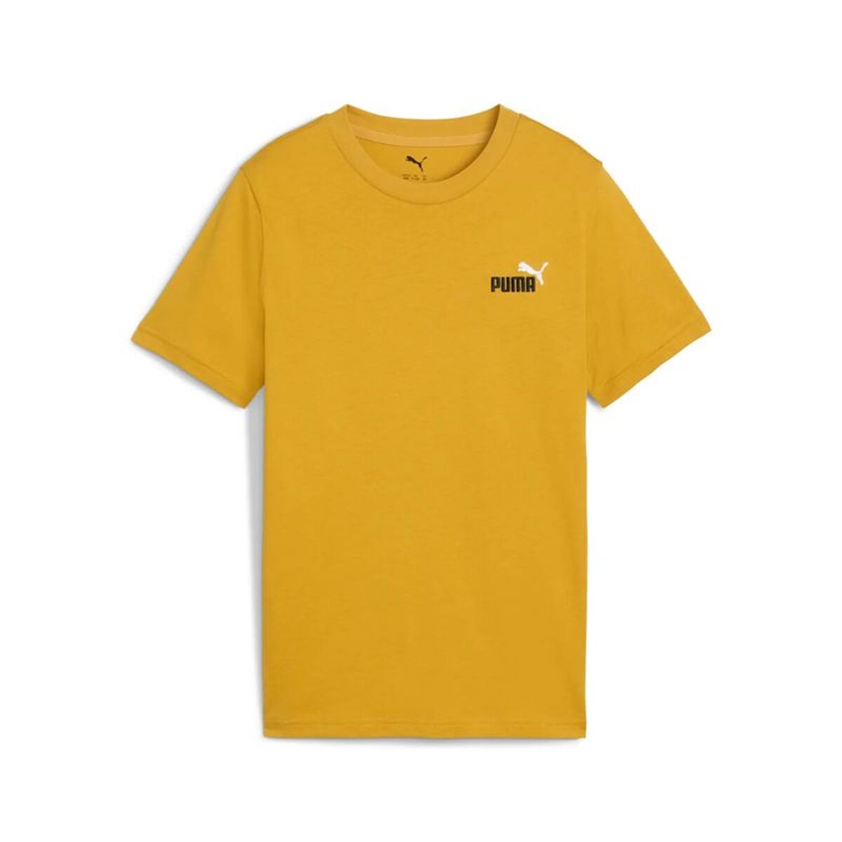 Camisola de Manga Curta Infantil Puma Essentials 2 Color Dourado