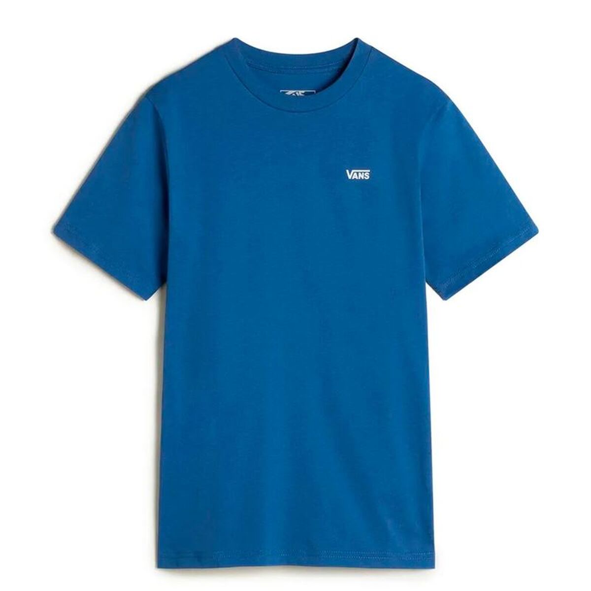 Camisola de Manga Curta Infantil Vans Left Chest True Azul Azul Marinho