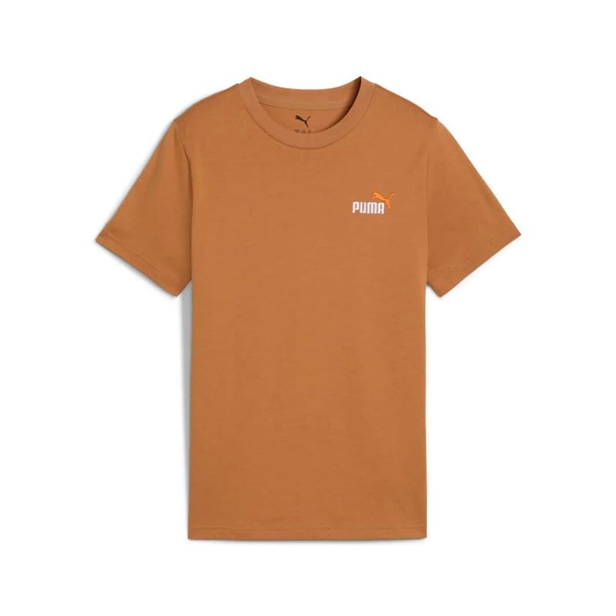 Camisola de Manga Curta Infantil Puma Essentials 2 Color Caramelo