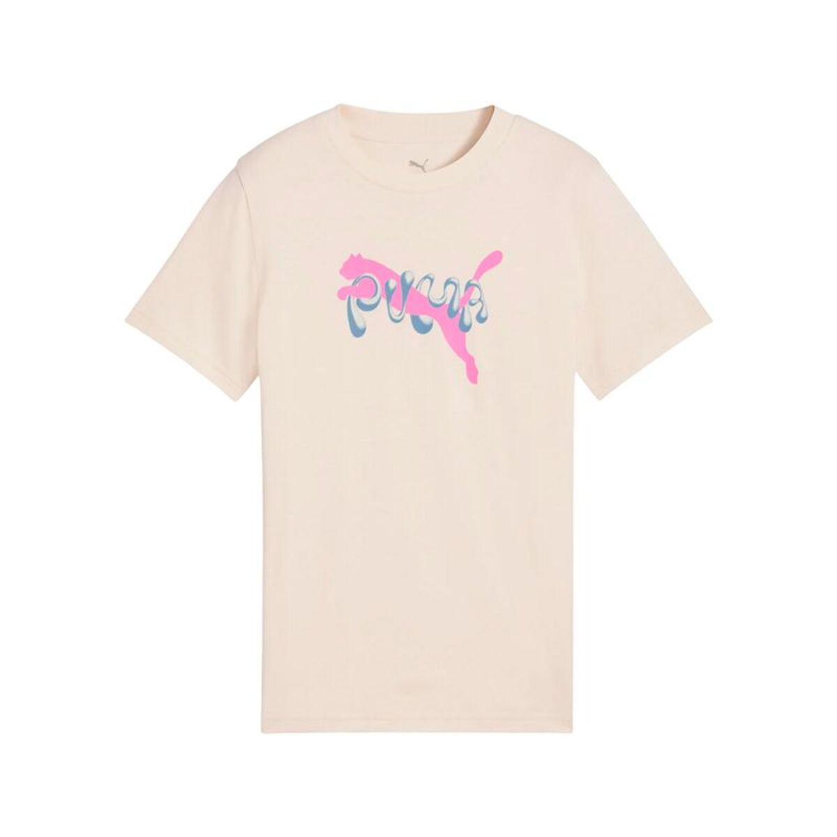 Camisola de Manga Curta Infantil Puma Tweenerverse Bege