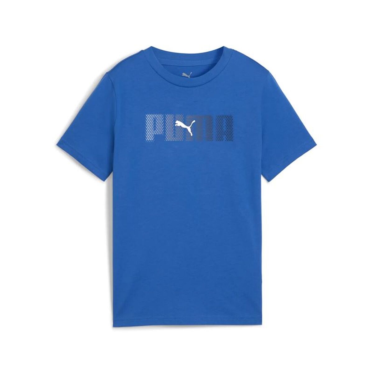 Camisola de Manga Curta Infantil Puma Essentials Logo Lab B Azul