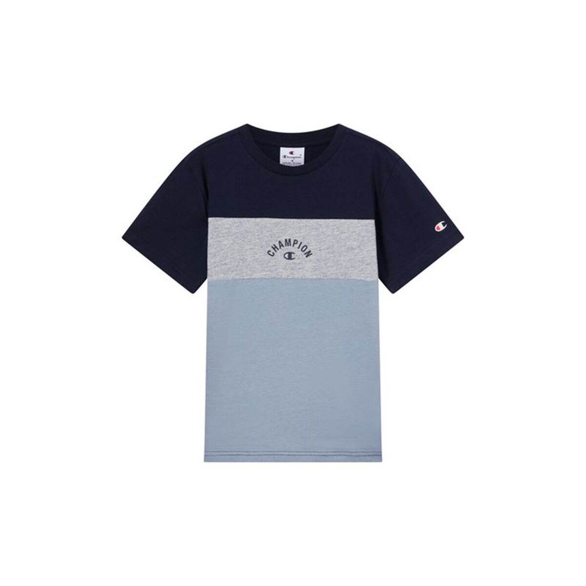 Camisola de Manga Curta Infantil Champion Icons Plus Azul Azul celeste