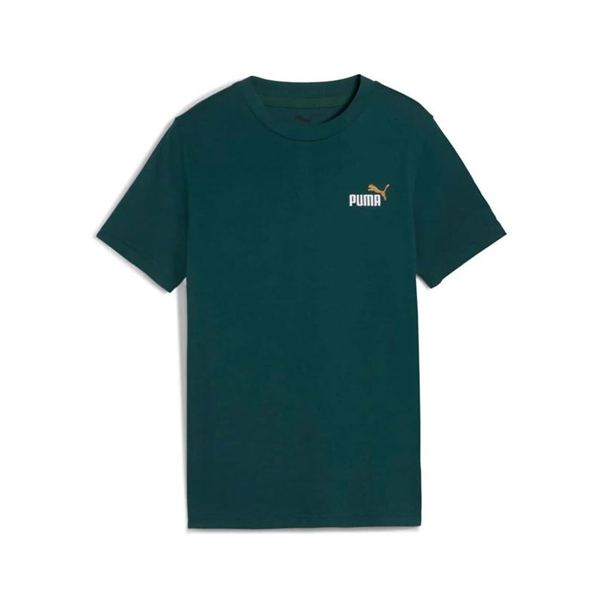 Camisola de Manga Curta Infantil Puma Essentials 2 Color Verde