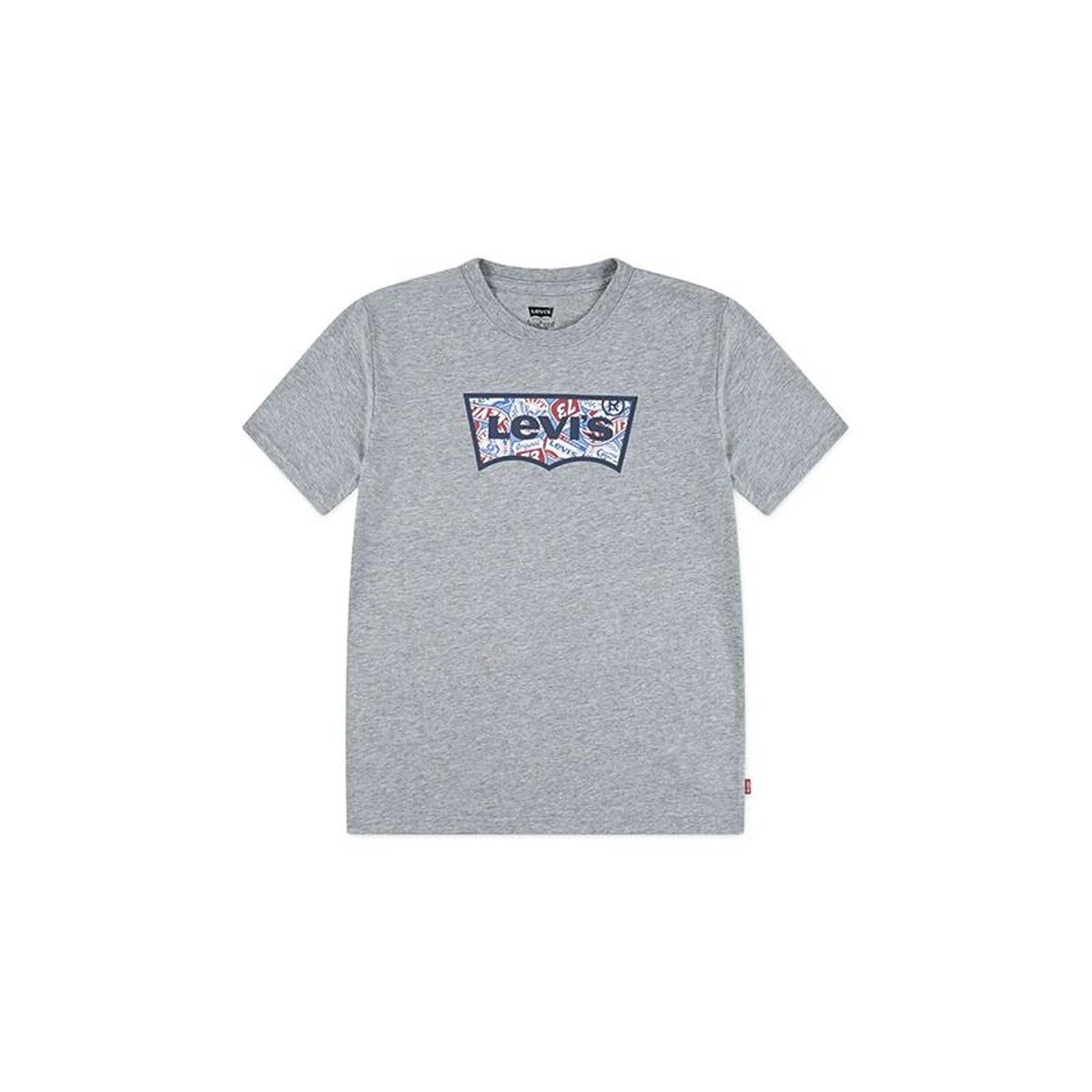 Camisola de Manga Curta Infantil Levi's Lvb On The Road Batwing Cinzento claro