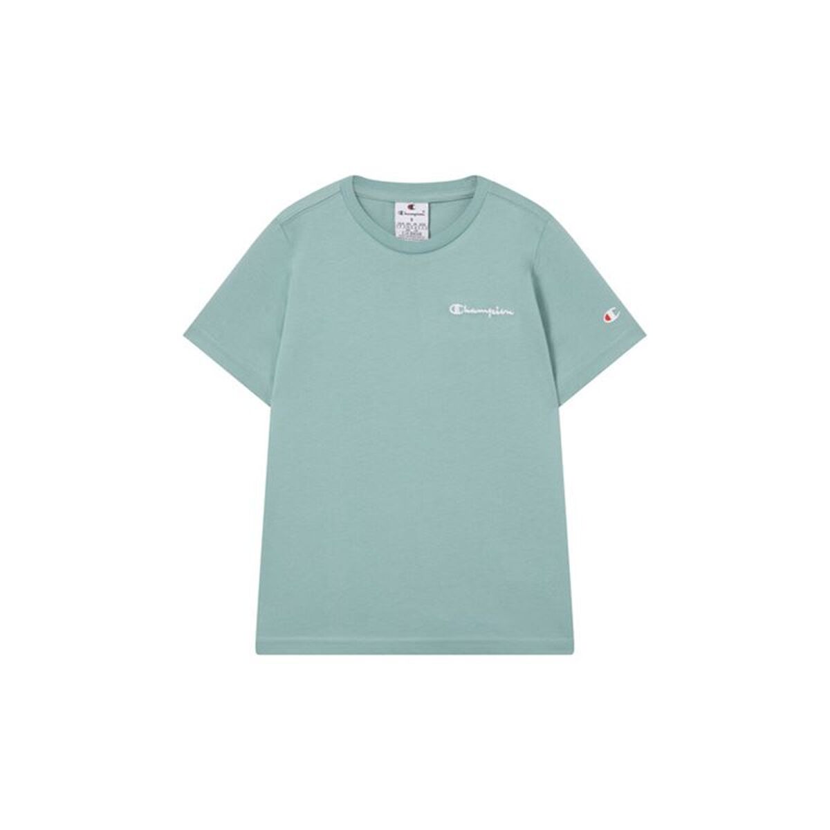 Camisola de Manga Curta Infantil Champion Icons Contrast Água-marinha