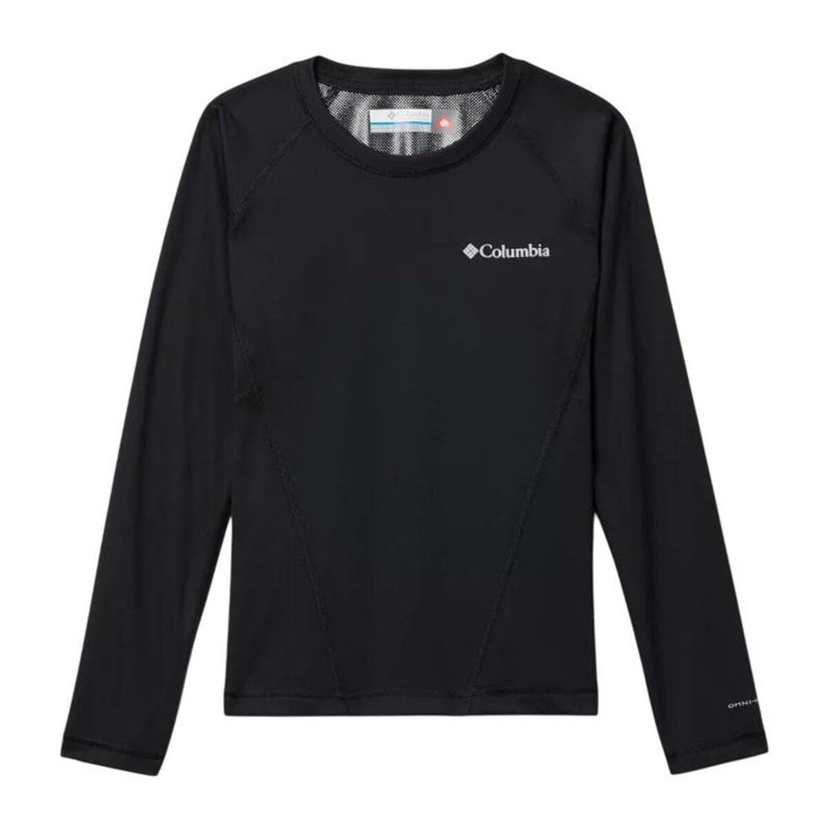 Shirt Infantil Columbia Midweight Crew 2 Preto
