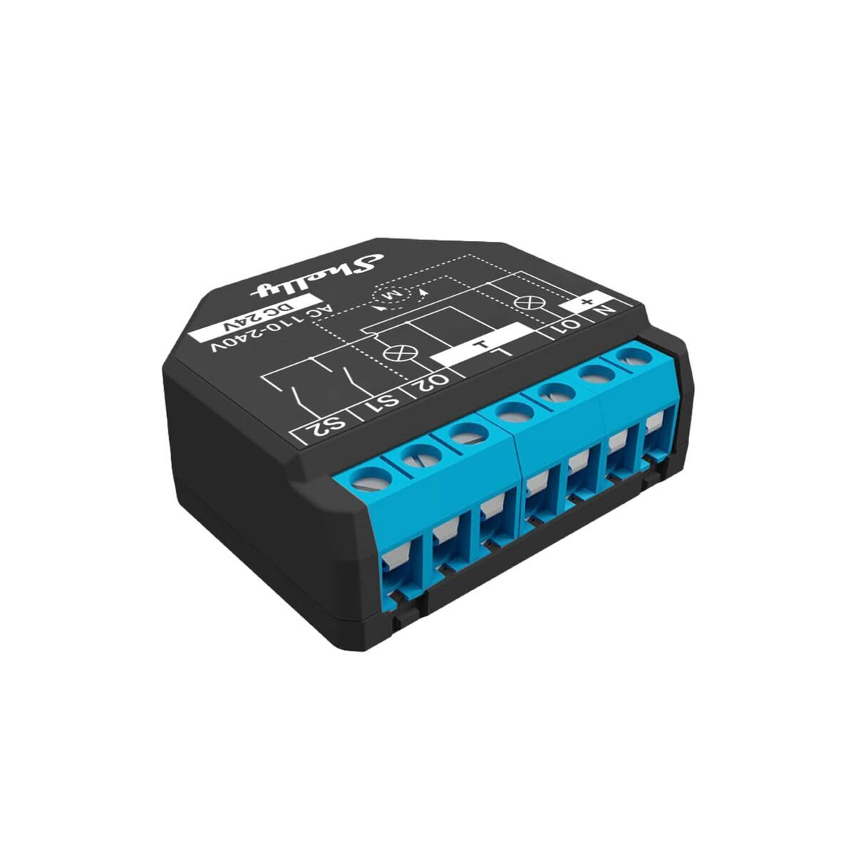 Módulo interruptor Wi-Fi Shelly Plus 2PM WLAN 240 V WiFi
