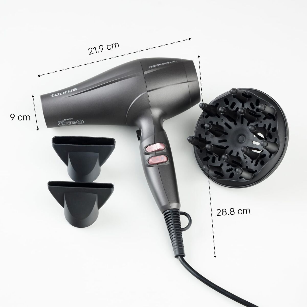 Secador de Cabelo Taurus 900399 Preto 2600 W