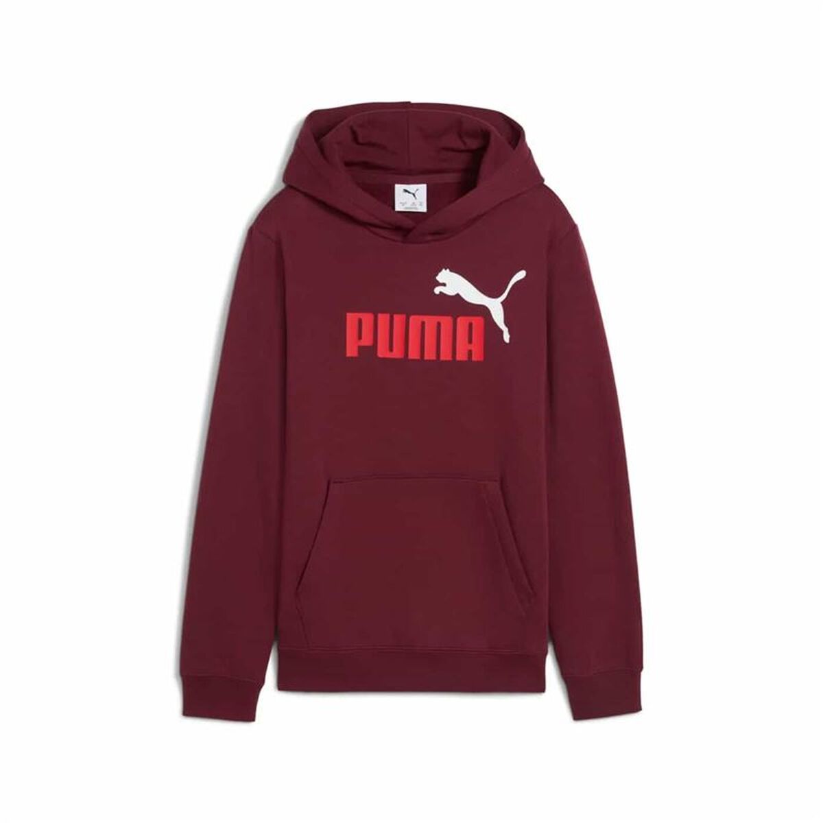 Camisola com Capuz Menina Puma Essentials 2 Color No. 1 Grená