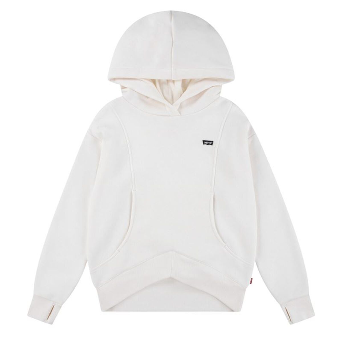 Camisola com Capuz Menina Levi's Batwing Patch Branco