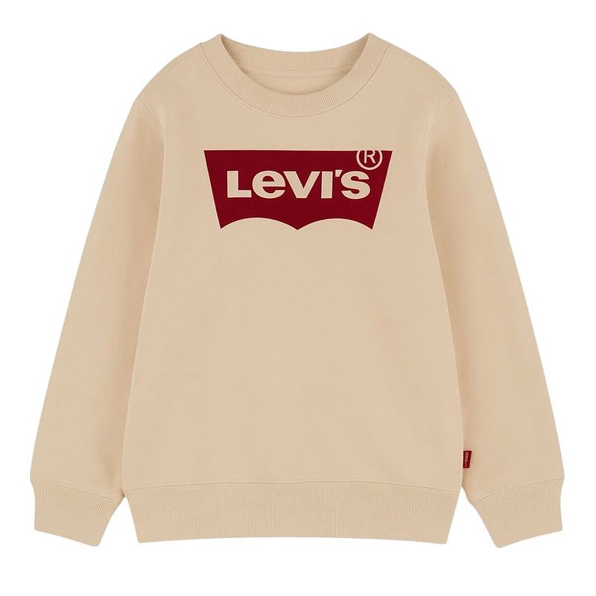 Polar sem Capuz Criança Levi's Batwing Crewneck Branco
