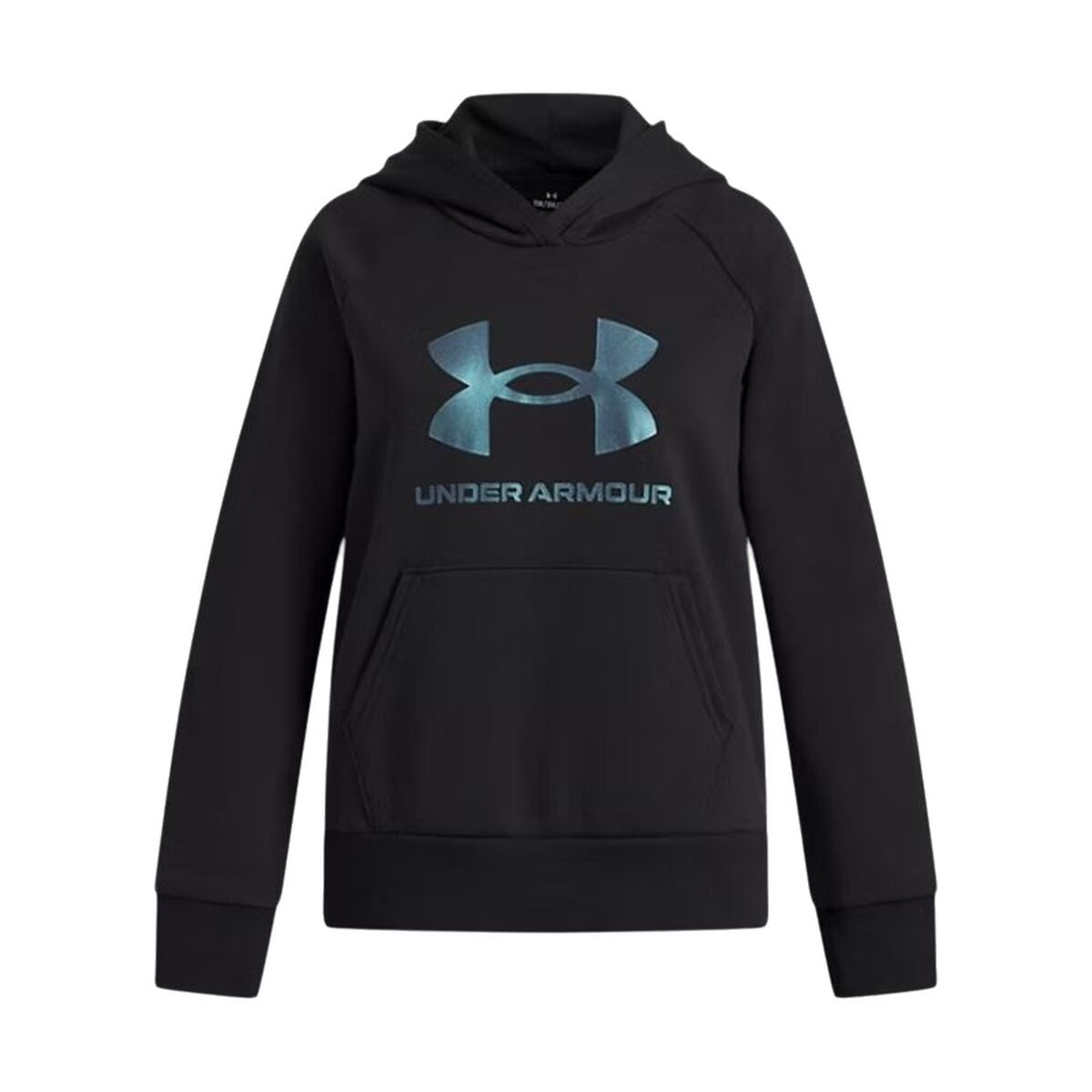 Camisola com Capuz Menina Under Armour Rival Flc Shimmer Hdy Preto