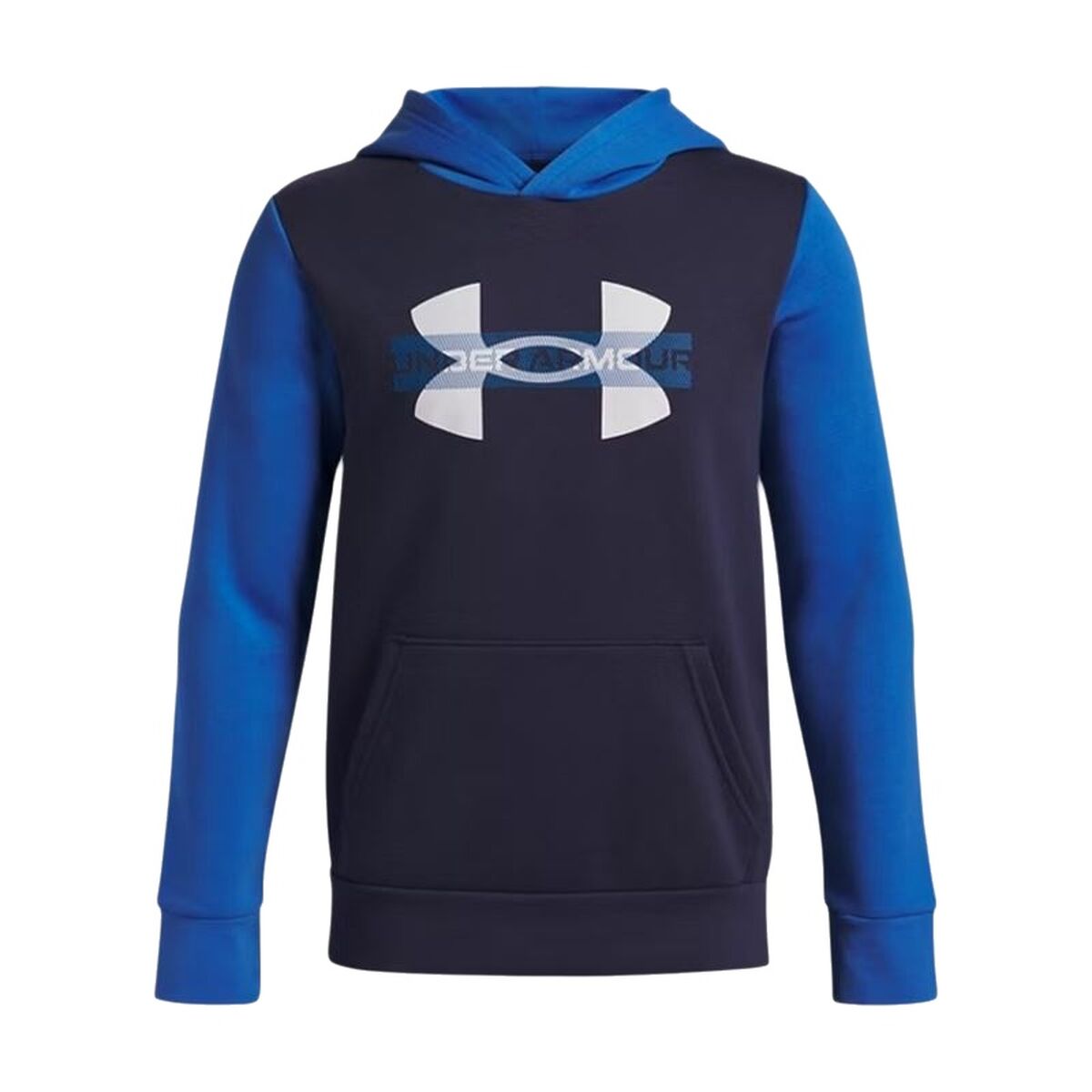 Camisola com Capuz Menina Under Armour Rival Flc Cblck Grphc Hd Azul