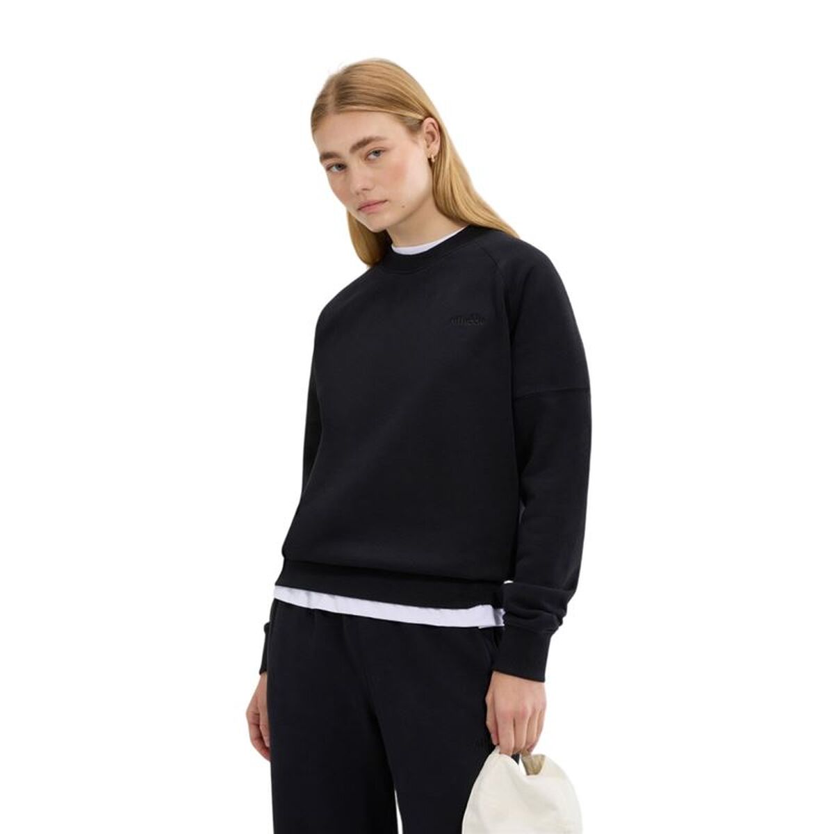 Camisola sem Capuz Menina Ellesse Chieuti Preto