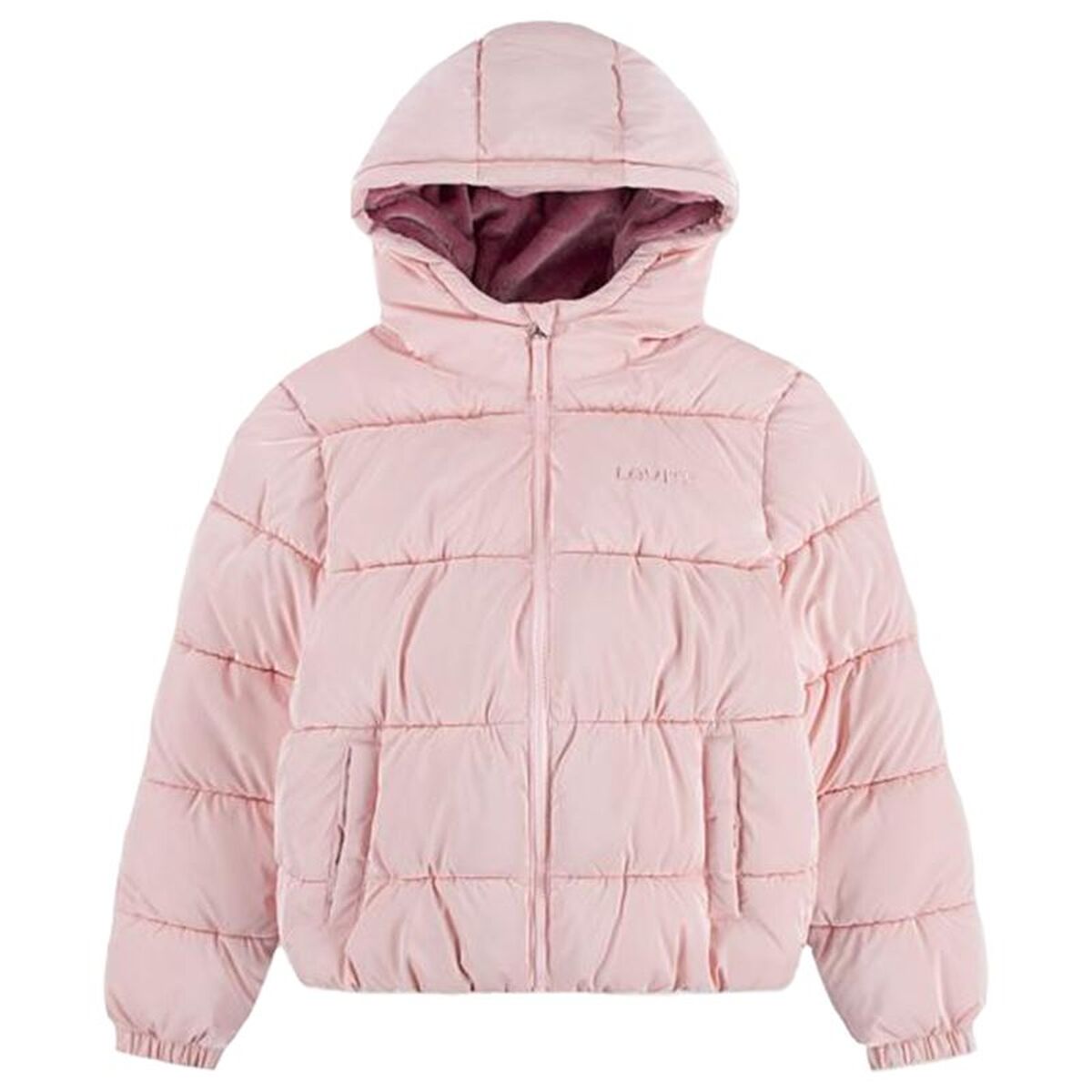 Casaco Infantil Levi's Shiny Hvwt Puffer Cor de Rosa