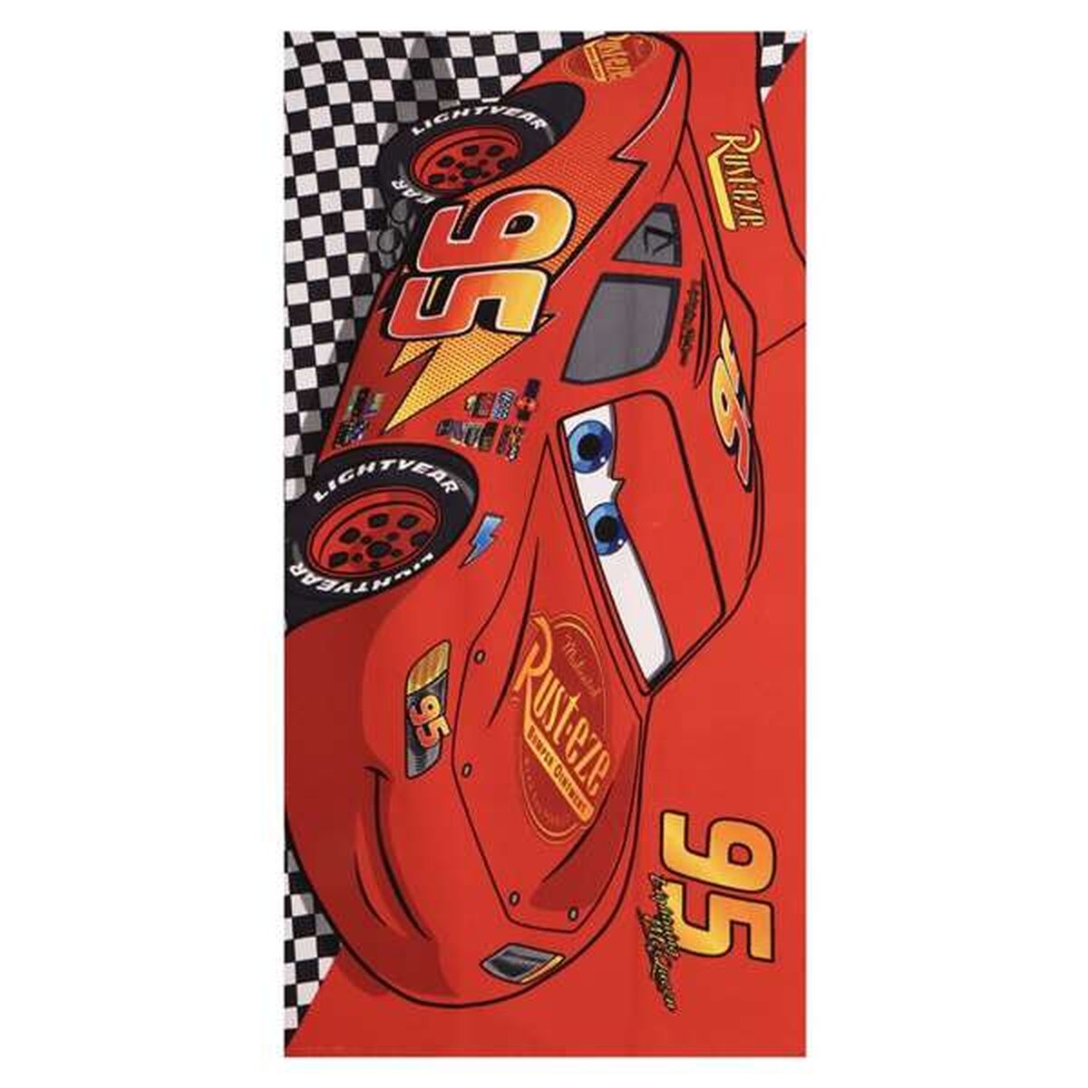 Toalha de Praia Cars Vermelho 70 x 140 cm