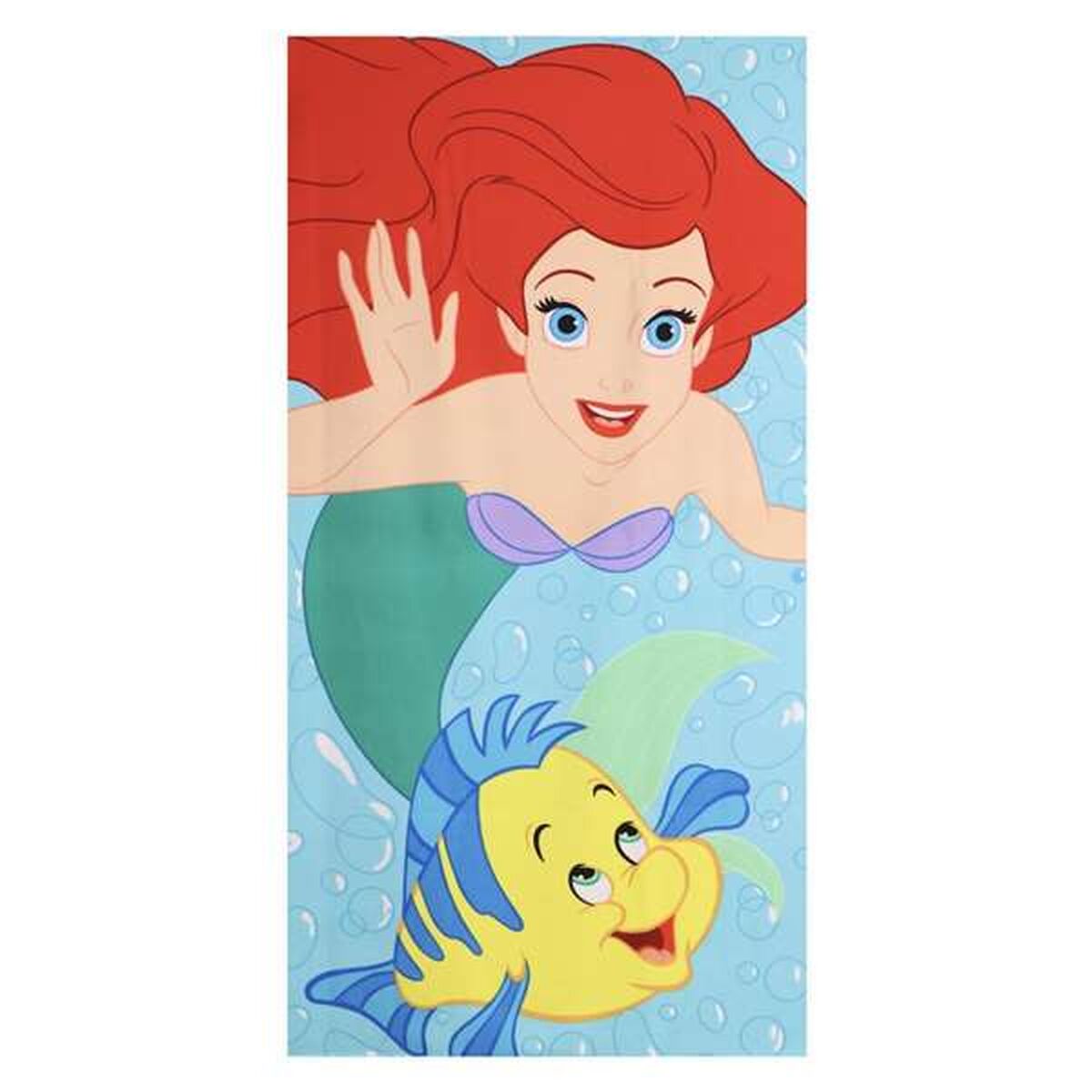 Toalha de Praia Princess Azul 70 x 140 cm