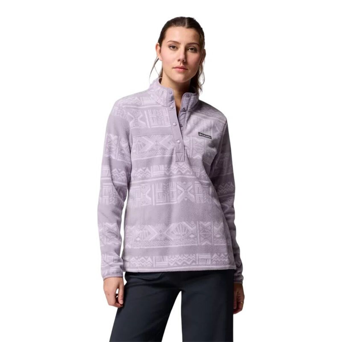 Forro Polar Columbia Benton Springs™ Violeta suave Mulher